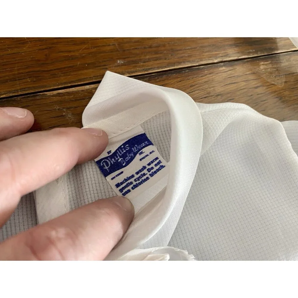 Phyllis‎ Baby Wear Infant Boys Christening Set Vest Romper Hat Vintage